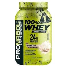 Imagem de WHEY 100% CONCENTRADO VANILLA ICE CREAM POTE 900g - PRONABOL