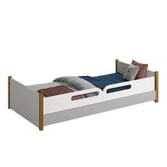 Imagem de Cama Evolutiva Ravi P s Amadeirado, Prote  o Lateral Usinada