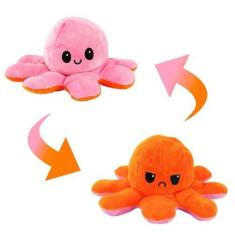 Imagem de Pelucia Polvo Reversivel Grande - Rosa E Laranja Bbr