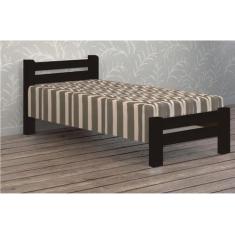 Imagem de Cama Solteirão (Solteiro Extra) Piazza De Madeira Maciça Angelim Pedra