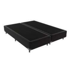 Imagem de Cama Box Preta King Size 193cm Madeira Kazamix - Kaza Mix