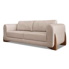 Imagem de Sofá 3 Lugares Yves Linho Rústico Areia 180 Cm