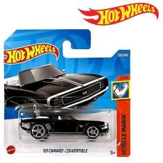 Imagem de Hot Wheels `69 Camaro Convertible Preto Colecionável Mattel