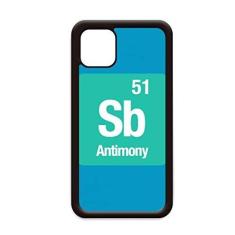 Imagem de Sb Antimônio Químico Elemento Químico para iPhone 12 Pro Max Capa para Apple Mini Mobile Case