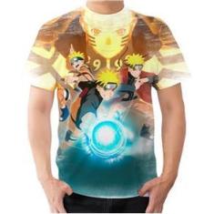 Imagem de Camisa Camiseta Personagem Naruto Uzumaki Anime Naruto