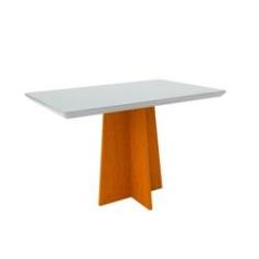 Imagem de Mesa de Jantar Ana 135X90cm Arredondada Ype/Off White - New Ceval