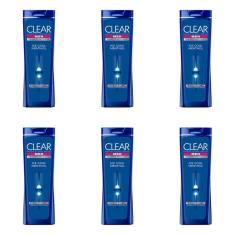 Imagem de Clear Menthol Shampoo Masculino 200Ml (Kit C/06)