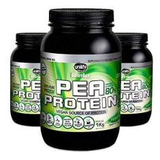 Imagem de Kit 3 Pea Protein 1kg Proteína vegetal Unilife natural