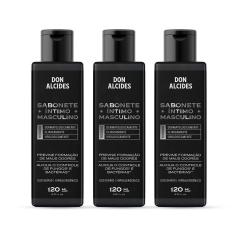Imagem de 3 sabonetes intimo masculino don alcides