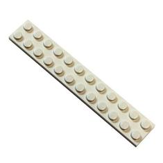 Imagem de LEGO Peças: 2x12 Placa Branca x10