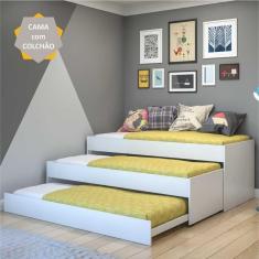 Imagem de Tricama com Colchão Incluso Multimóveis Branco