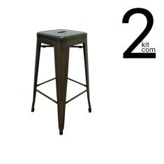 Imagem de Conjunto 2 Banquetas Tolix Alta - Bronze