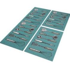 Imagem de Tapete de Cozinha Boss Acessories 120x40 + 2 Capacho 60x40