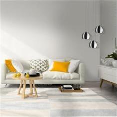 Imagem de Lustre Pendente Bola Pequena Alumínio 15cm New Escovado