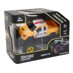 Imagem de Carrinho de Controle Remoto Racing Control Tracker Amarelo Multikids - BR1726