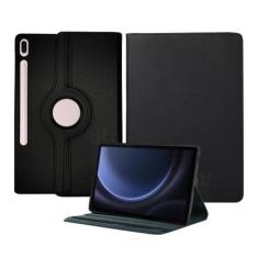Imagem de Case Giratório Em Couro Para Galaxy Tab S9 Fe+ 12,4 - Tech King