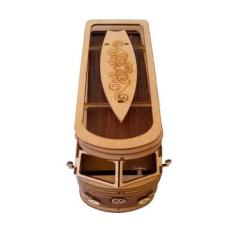 Imagem de Perua Kombi 3D Em Miniatura De Madeira Decorativo -Enfeite - Retrofenn