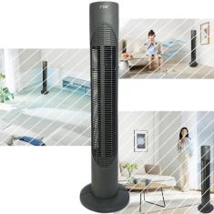 Imagem de Ventilador Coluna Torre Silencioso Circulador De Ar 3 Velocidades Para