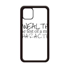 Imagem de Capa com citação Wealth is The Test of A Man's Character para iPhone 12 Pro Max para Apple Mini Mobile Case Shell
