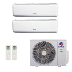 Imagem de Ar-Condicionado Multi Split Inverter R-32 Gree 18.000 (1x Evap HW 9.000 + 1x Evap HW 12.000) Quente/Frio 220V