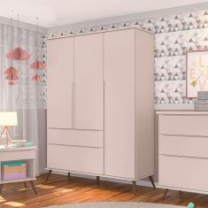 Imagem de Guarda-Roupa Infantil Melinda 3 pt 2 gv Rosê