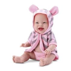Imagem de Boneca Baby Babilina 100% Vinil Banho Com Roupão