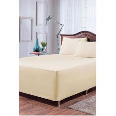 Imagem de Lençol De Cama Casal Padrão 3 Pcs Para Cama Box Conjugado 200 Fios - 5