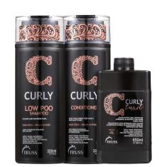 Imagem de Kit Truss Curly Low Poo Trio (3 Produtos) Blz