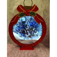 Imagem de Enfeite De Natal Musical Led Neve Bola Pendurada Luzes - lepettistore,