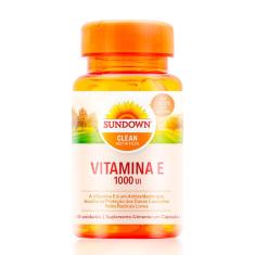 Imagem de Vitamina E 1000UI Sundown com 30 Cápsulas Sundown Naturals 30 Cápsulas