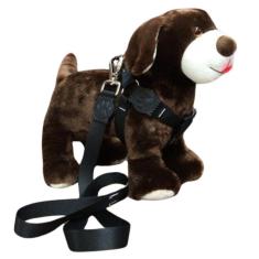 Imagem de Peitoral Premium de Seda para Cachorro - 25mm Preto Nicapet