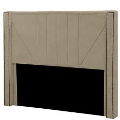 Imagem de Cabeceira Casal Estofada Para Cama Box Toronto Veludo - Bem Rylex