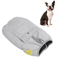 Imagem de Casaco para cães à prova d'água, jaquetas reversíveis, à prova d'água, para climas frios, para cães, à prova de vento, colete quente para cães médios