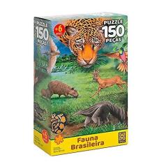 Imagem de Quebra-cabeça 150 peças Fauna Brasileira - Grow