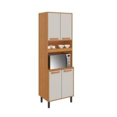 Imagem de Paneleiro Torre Quente 4 Portas 1 Nicho Para Forno N poles Ci