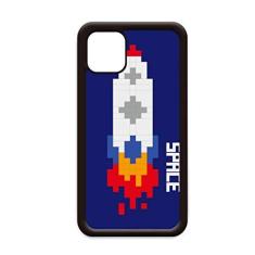 Imagem de Capa Space Ship Rocket Fire Universe Pixel para iPhone 11 Pro Max para Apple Mobile Case Shell