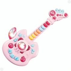 Imagem de Guitarra Angel Infantil Com Luz E Música Cores Sortidas Dmt6904a - Dm