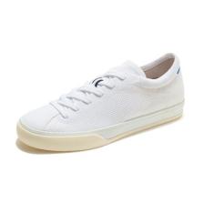 Imagem de Rothy's Tênis de cadarço feminino, casual, moderno, feito de garrafas de plástico reciclado e lavável na máquina, Branco brilhante, 36