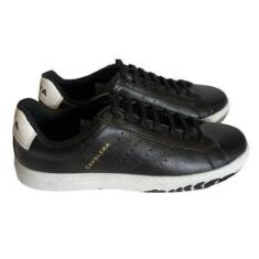 Imagem de Tenis Cavalera Couro Napa Americana Preto-Masculino