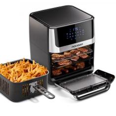 Imagem de Fritadeira Elétrica Digital Novoon 12L 4 em 1 - Frita sem Óleo, Assa, 
