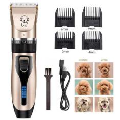Imagem de Maquina Maquininha Tosa Pet Cachorro Gato Kit Profissional  - Home Goo