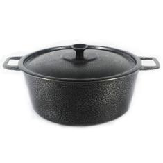 Imagem de Caçarola Panela Craqueada Alça Alumínio Fundido E Tampa 16cm