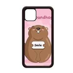 Imagem de Capa Happy Groundhog Day USA America Canada Festival para iPhone 12 Pro Max para Apple Mini Mobile Case