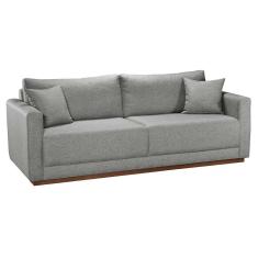 Imagem de Sofá 3 Lugares Portinari Poliéster Cinza
