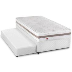 Imagem de Bicama Box Solteiro Com Cama Auxiliar Herval Amsterdã, Molas Ensacadas