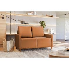 Imagem de Sofá Angela 2 Lugares em Veludo Yescasa Terracota