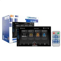 Imagem de Multimídia MP5 Roadstar Rs506br 2 Din 7 Pol BT USB camera ré, Preto
