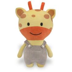 Imagem de Girafa de Pelúcia 30cm Decoração Infantil Bichinhos da Floresta Safari