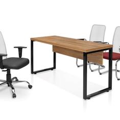 Imagem de Mesa Suprema Individual 1,37cm 40cm Noce/Preto