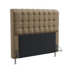 Imagem de Cabeceira Estofada Para Cama Box Dama 195 Para Cama King Sued Capuccino Aradecor